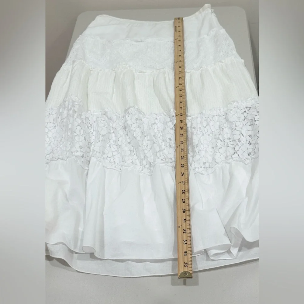 Sigrid‎ Olsen Women's multi-layered skirt with different patterns Lined Size 10